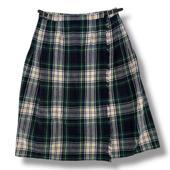 Laird Portch Of Scotland Tartan Plaid Wool Kilt Skirt Size Small 26" - Picture 1 of 5